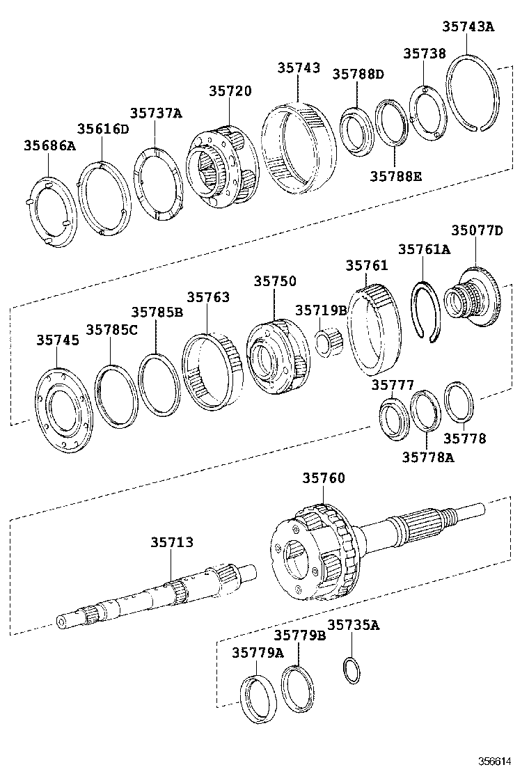  CROWN HYBRID |  PLANETARY GEAR REVERSE PISTON COUNTER GEAR ATM