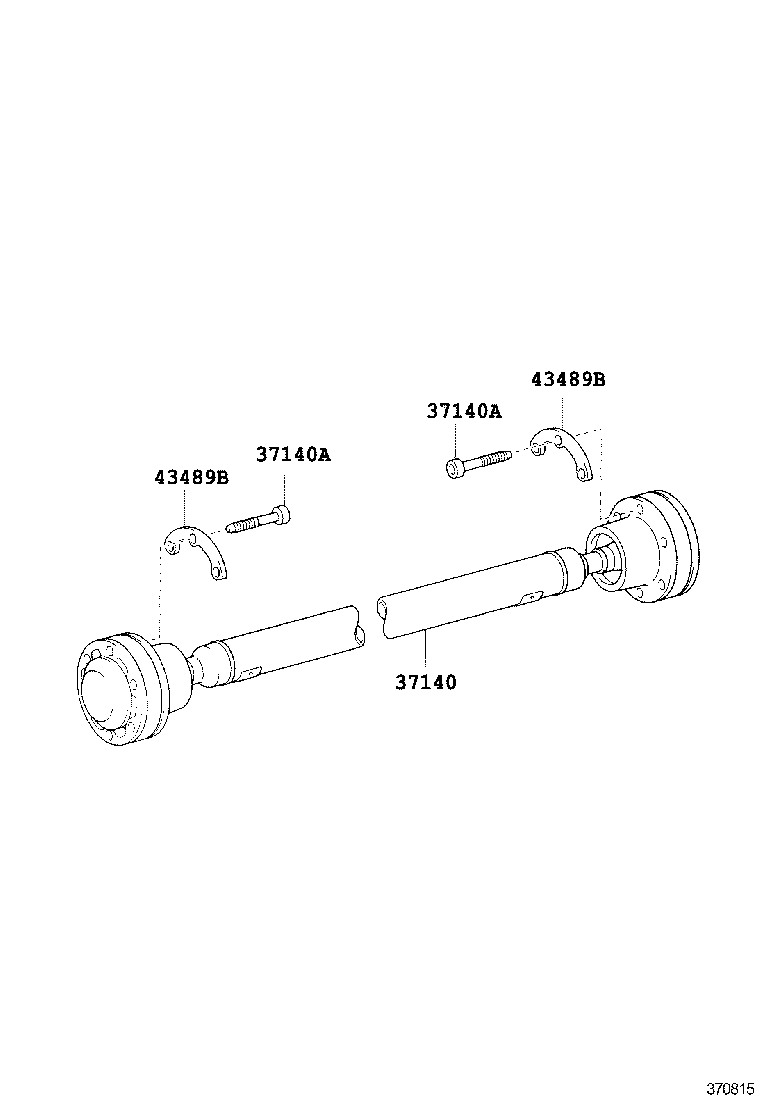  CROWN HYBRID |  PROPELLER SHAFT UNIVERSAL JOINT