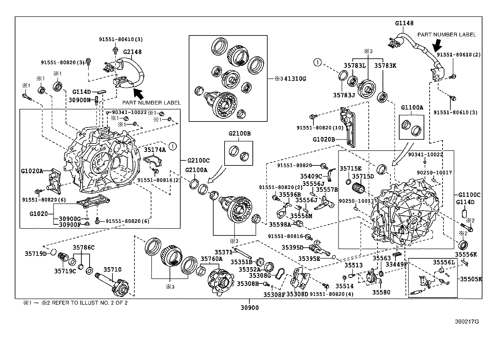 PRIUS A ALPHA |  TRANSAXLE ASSY HYBRID VEHICLE