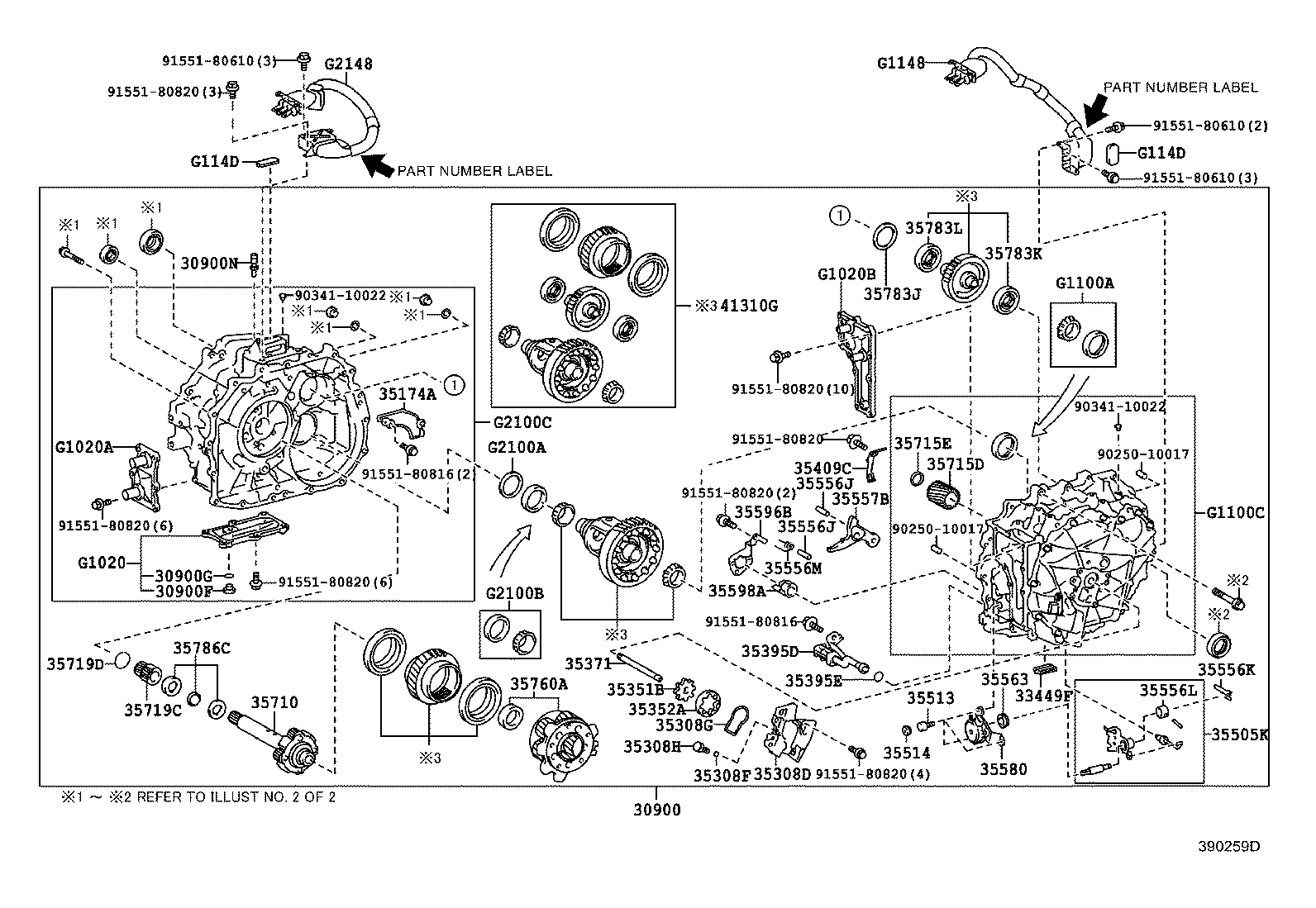  PRIUS A ALPHA |  TRANSAXLE ASSY HYBRID VEHICLE