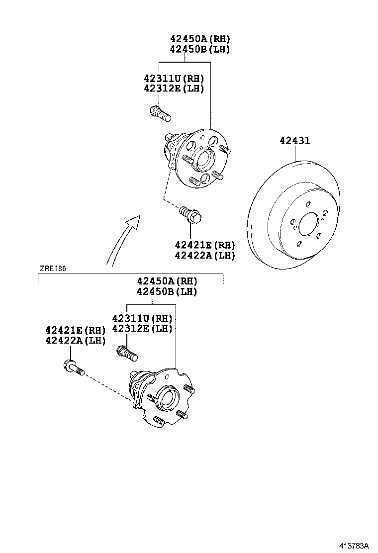  AURIS |  REAR AXLE SHAFT HUB