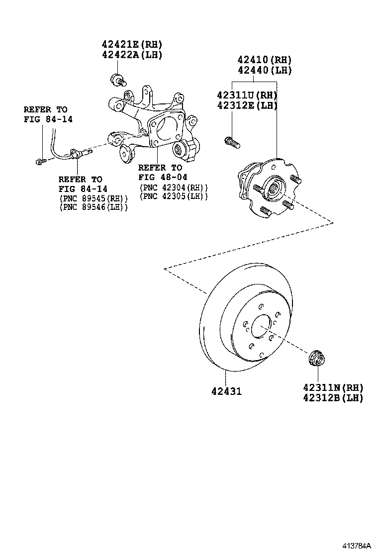  AURIS |  REAR AXLE SHAFT HUB