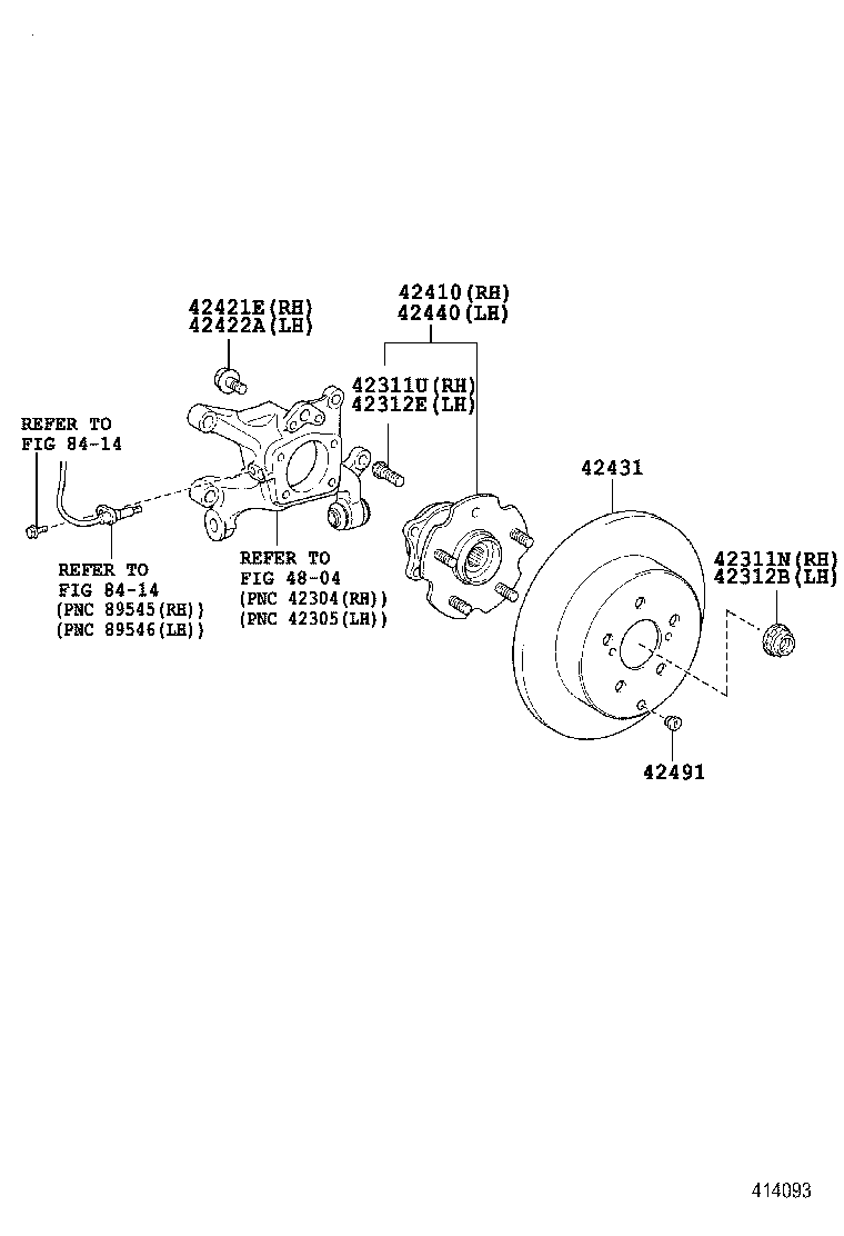  HARRIER |  REAR AXLE SHAFT HUB
