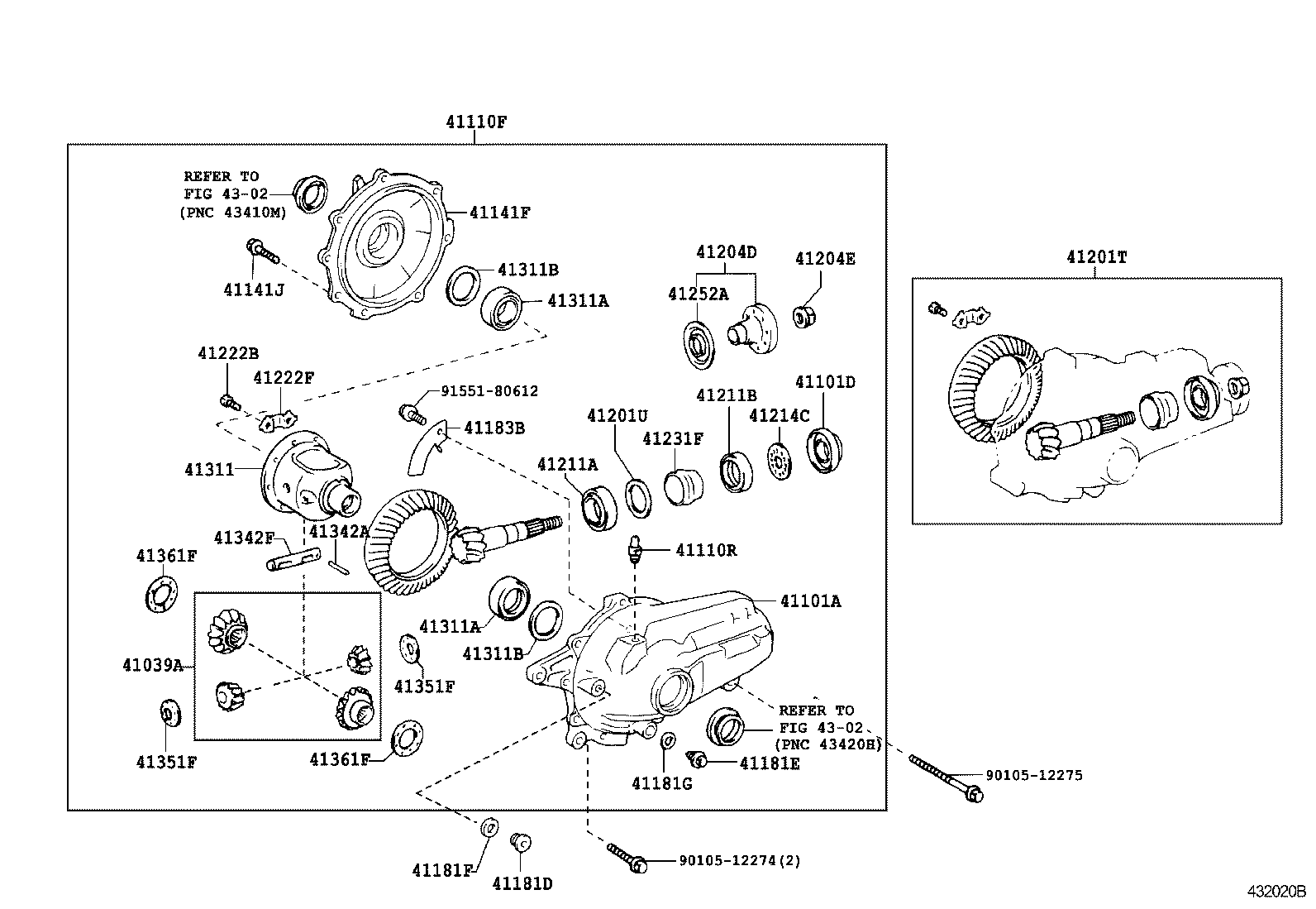  CROWN HYBRID |  FRONT AXLE HOUSING DIFFERENTIAL