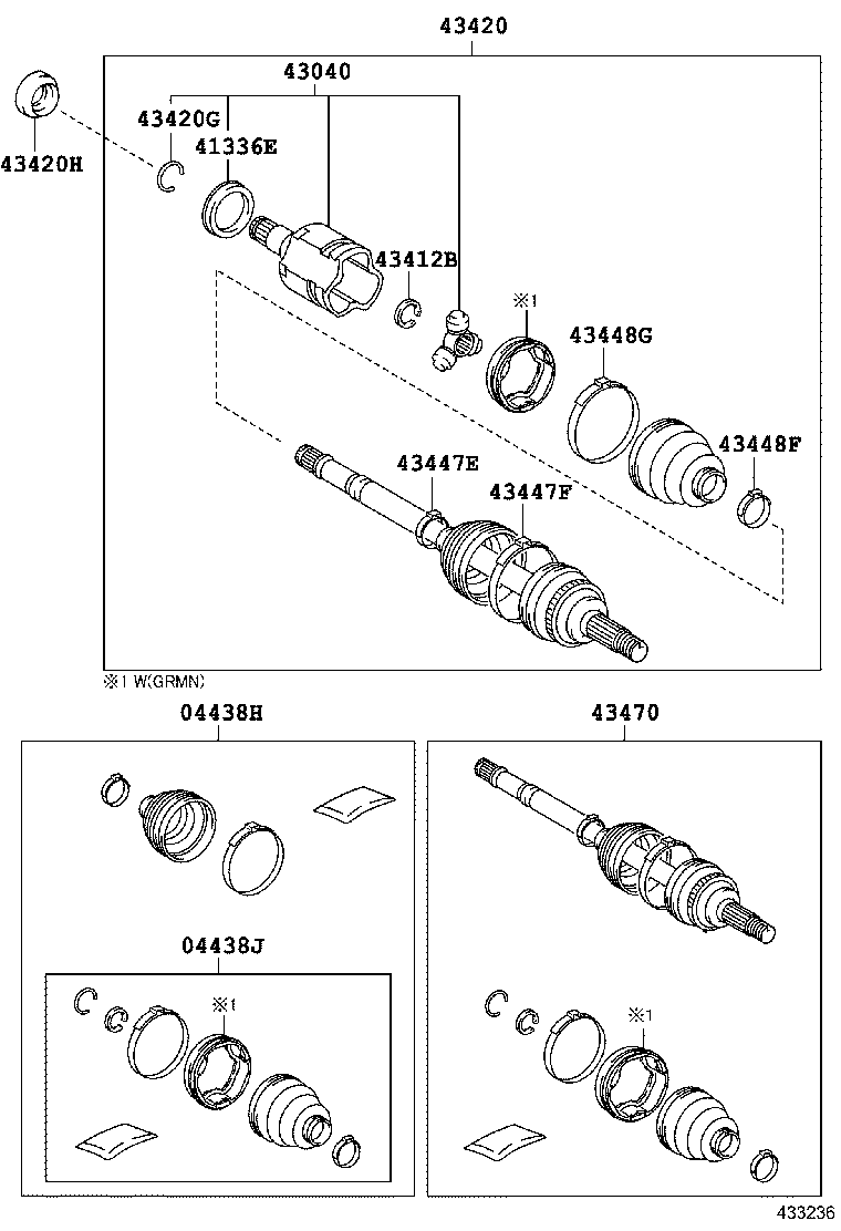  VITZ |  FRONT DRIVE SHAFT