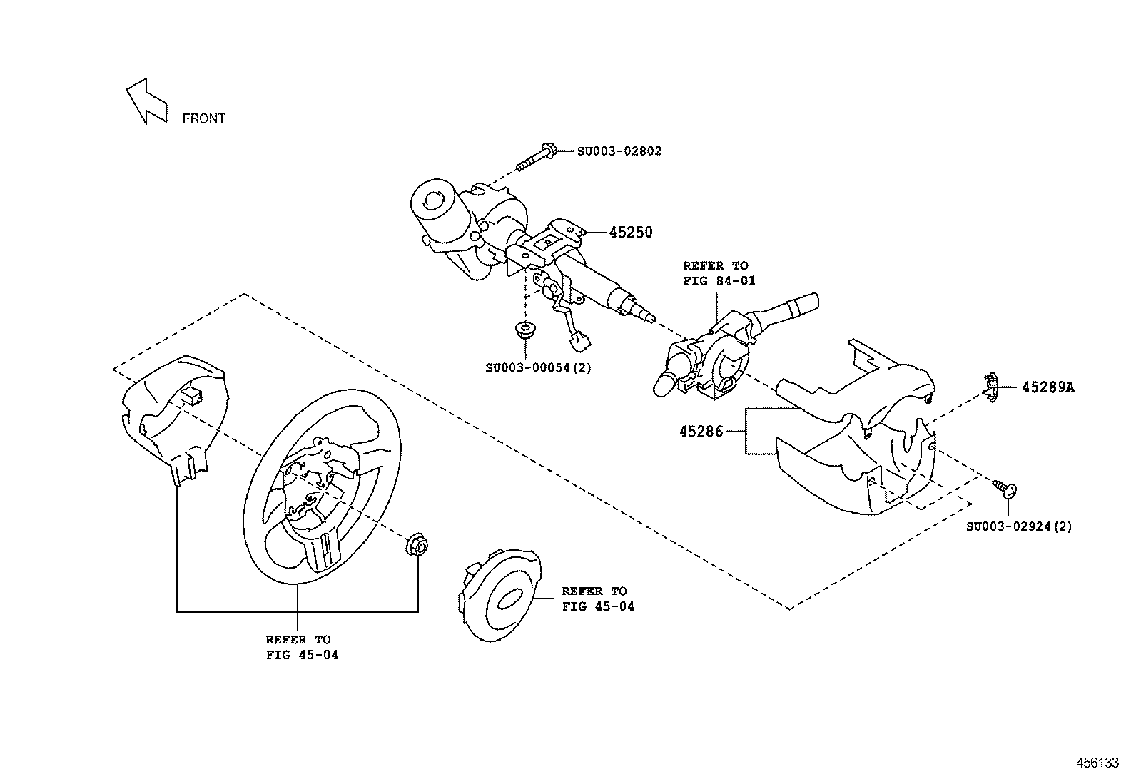  86 |  STEERING COLUMN SHAFT
