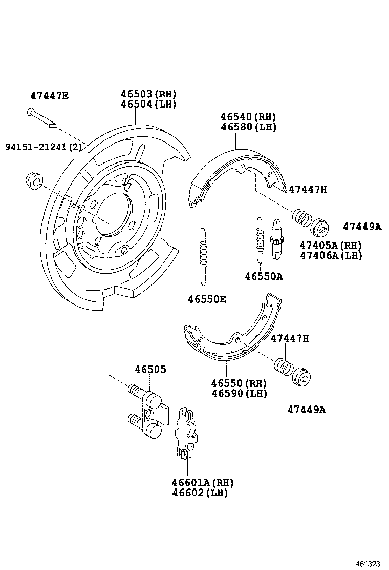  CROWN HYBRID |  PARKING BRAKE CABLE