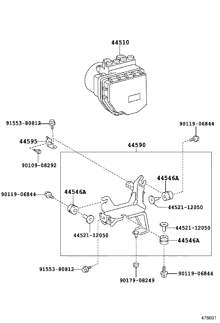  CROWN HYBRID |  BRAKE TUBE CLAMP