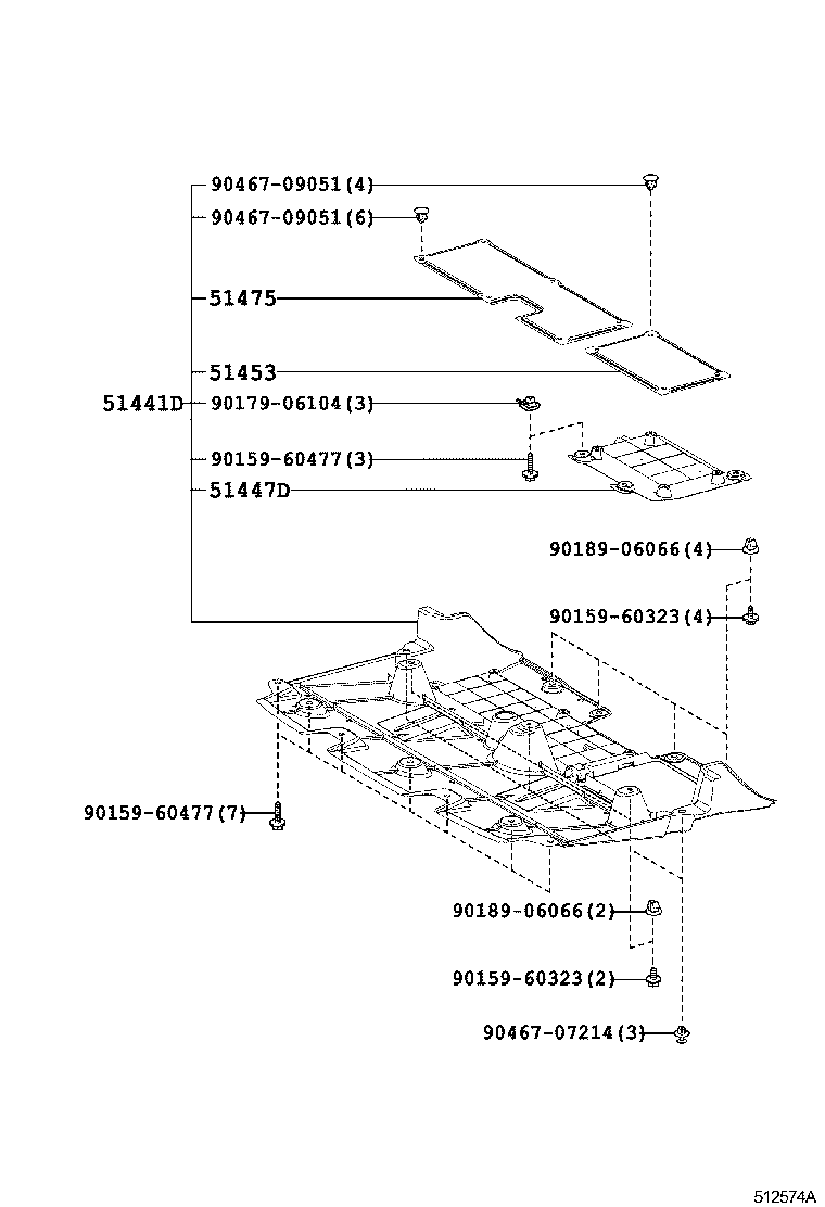 CROWN HYBRID |  SUSPENSION CROSSMEMBER UNDER COVER