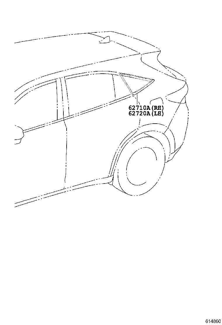  HARRIER |  QUARTER WINDOW