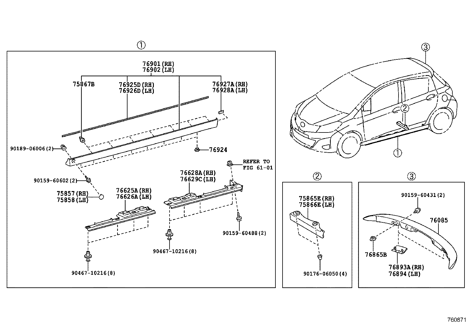  VITZ |  MUDGUARD SPOILER