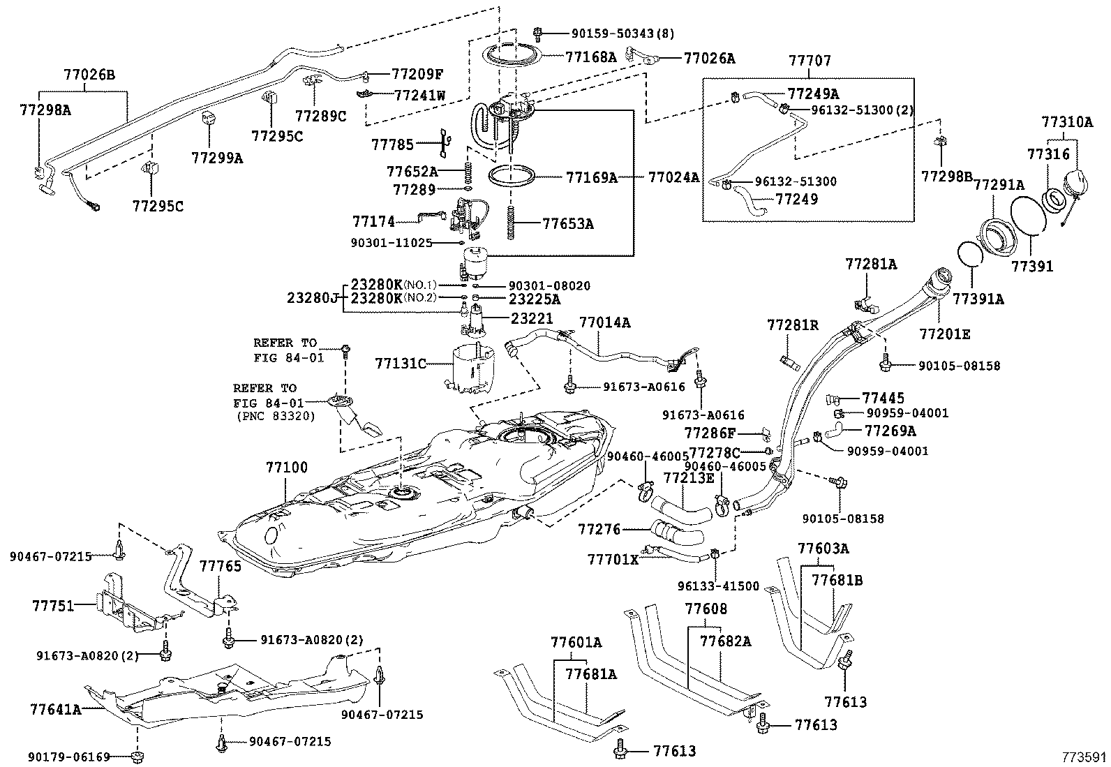  HARRIER |  FUEL TANK TUBE