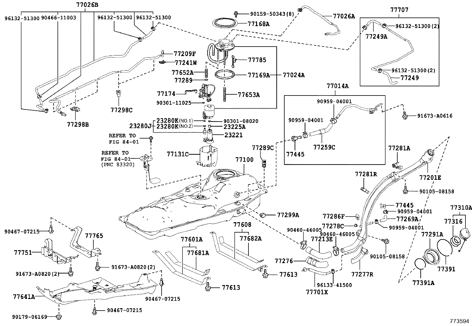  HARRIER |  FUEL TANK TUBE