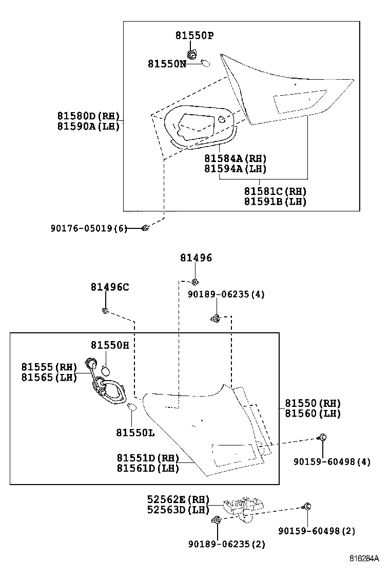  AURIS |  REAR COMBINATION LAMP