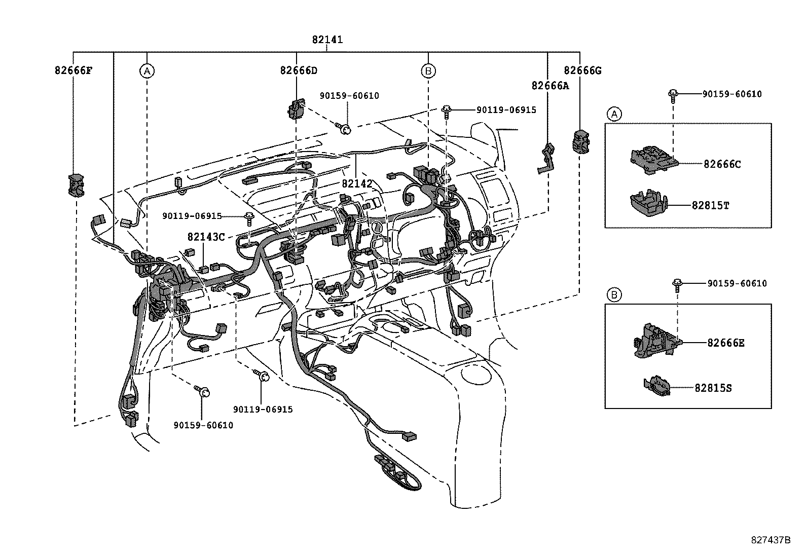  PRIUS A ALPHA |  WIRING CLAMP