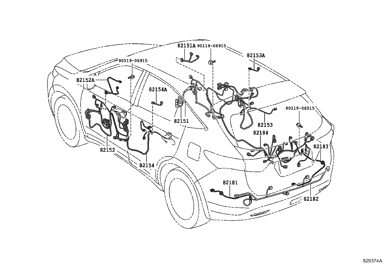  HARRIER |  WIRING CLAMP