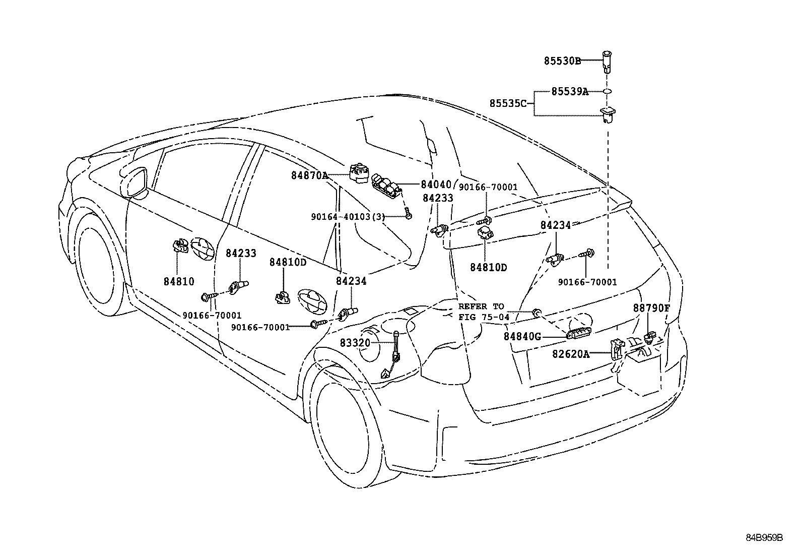  PRIUS A ALPHA |  SWITCH RELAY COMPUTER