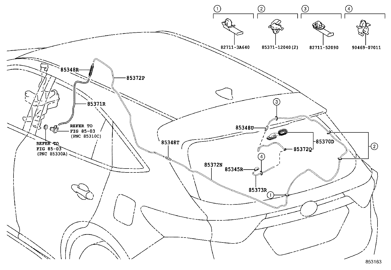  HARRIER |  REAR WASHER