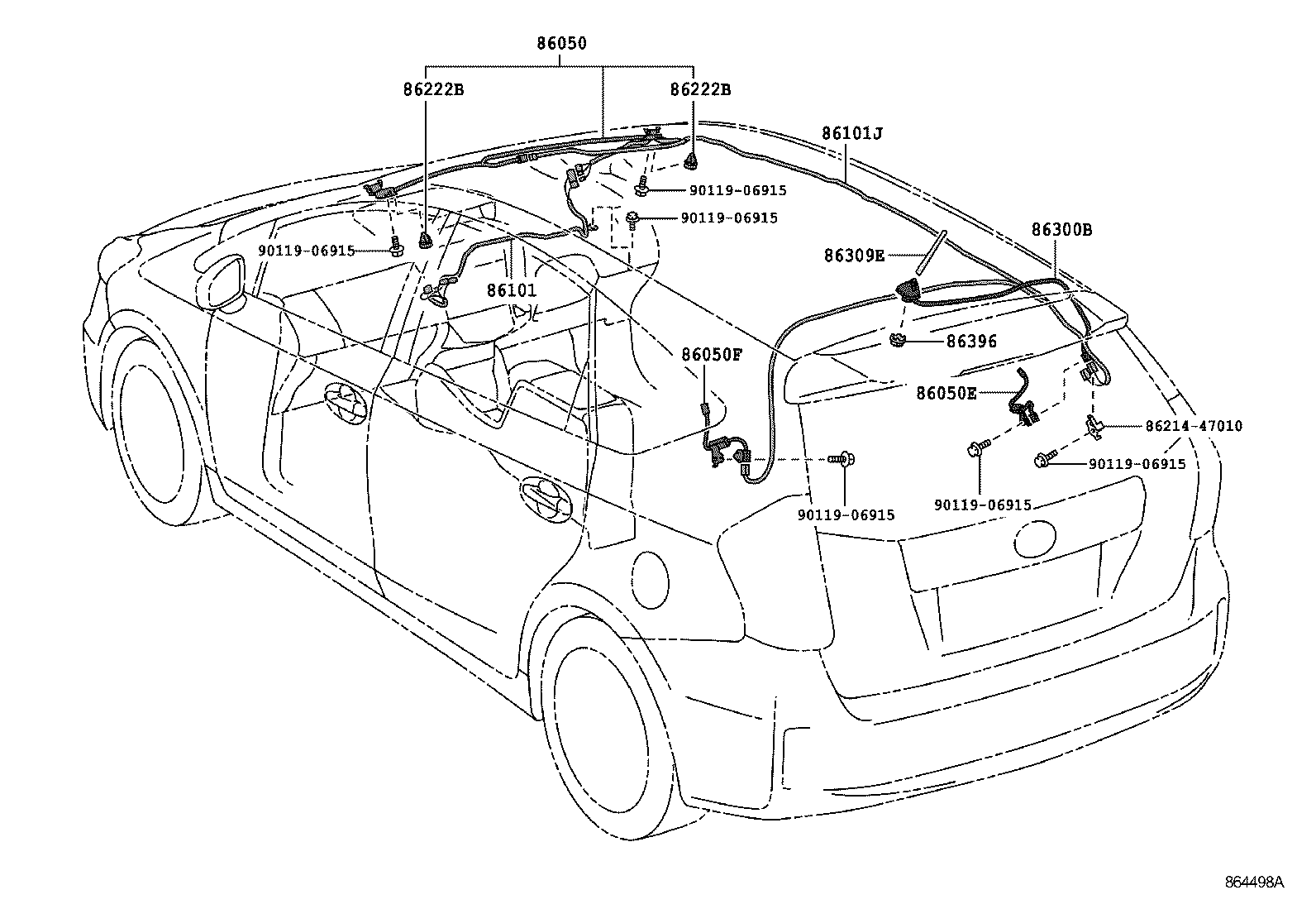  PRIUS A ALPHA |  ANTENNA
