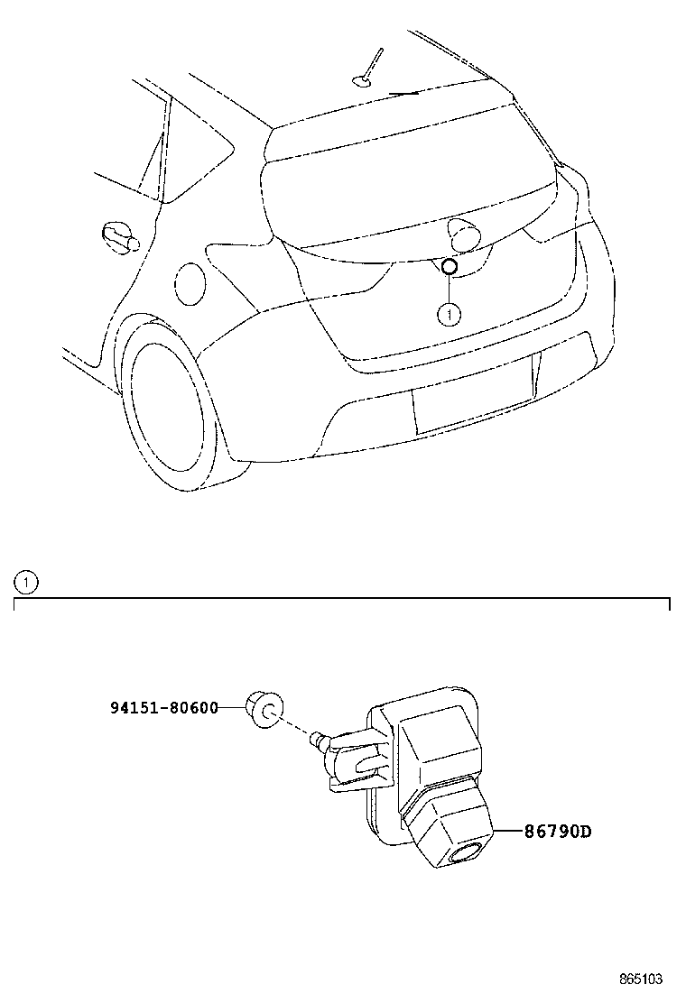  AURIS |  REAR MONITOR DISPLAY CAMERA