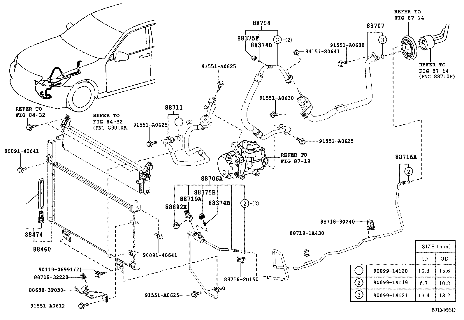  CROWN HYBRID |  HEATING AIR CONDITIONING COOLER PIPING
