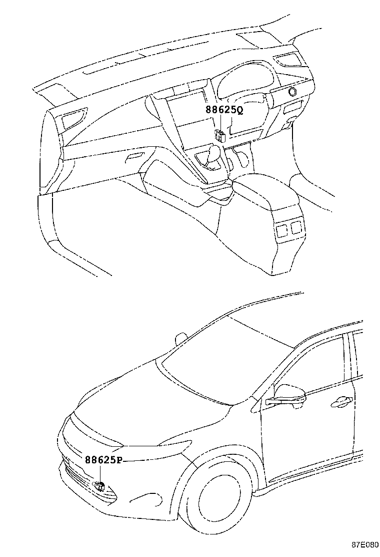  HARRIER |  HEATING AIR CONDITIONING CONTROL AIR DUCT
