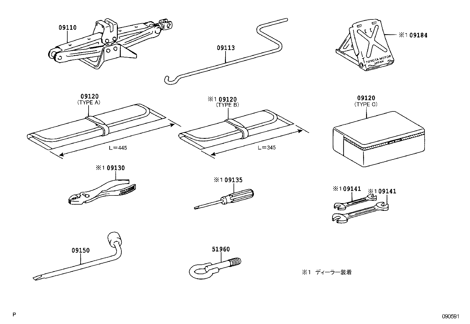  SIENTA |  STANDARD TOOL