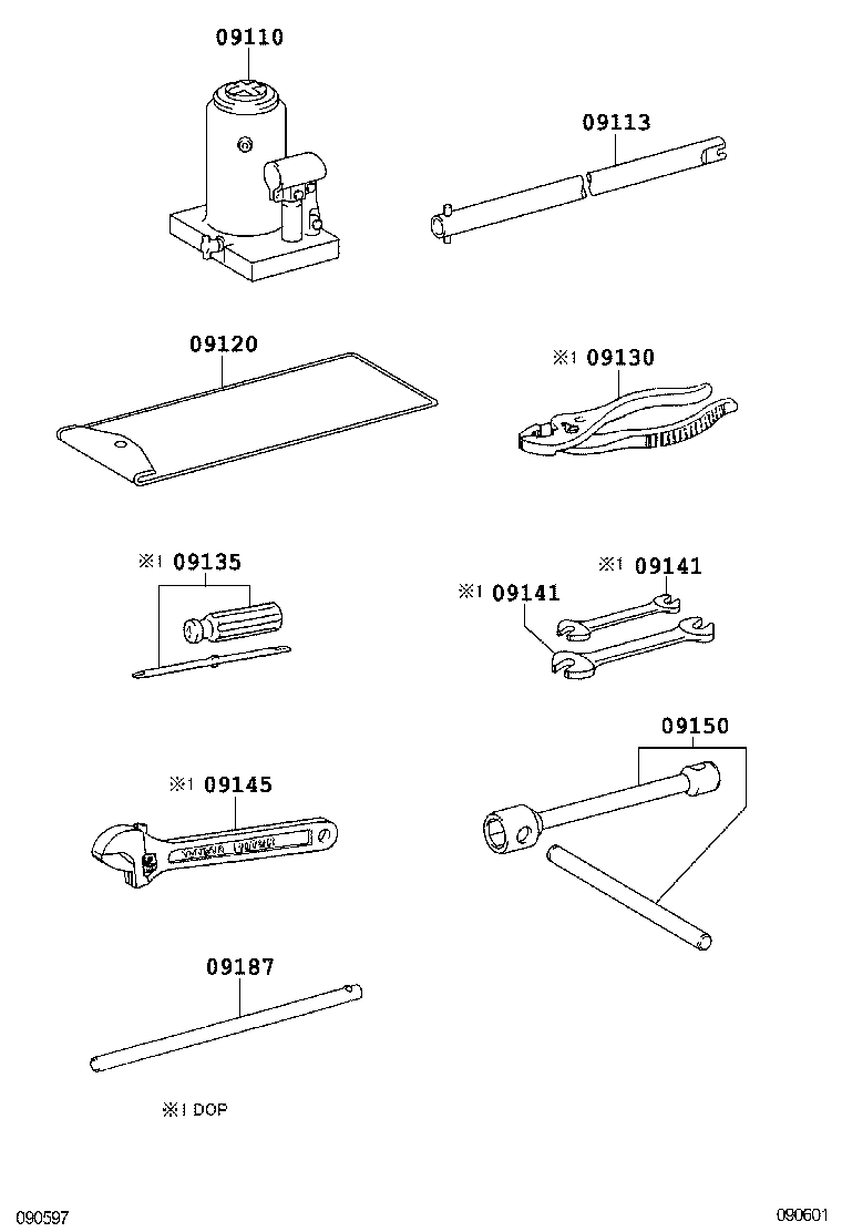  DYNA TOYOACE HV |  STANDARD TOOL