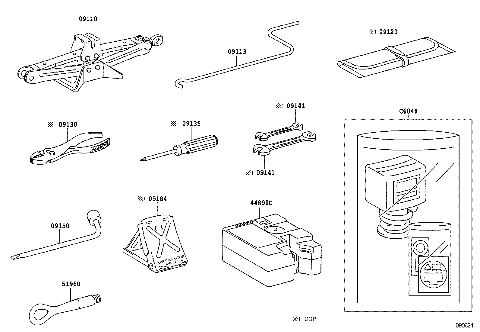  PRIUS |  STANDARD TOOL