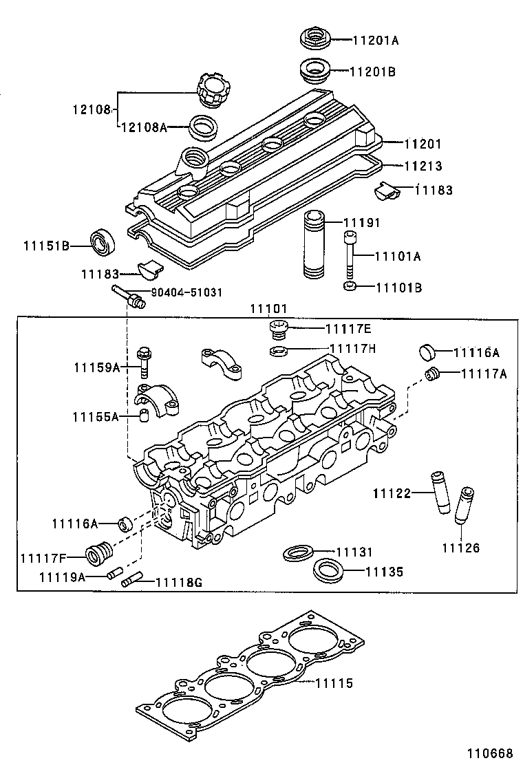  CROWN COMFORT SED |  CYLINDER HEAD