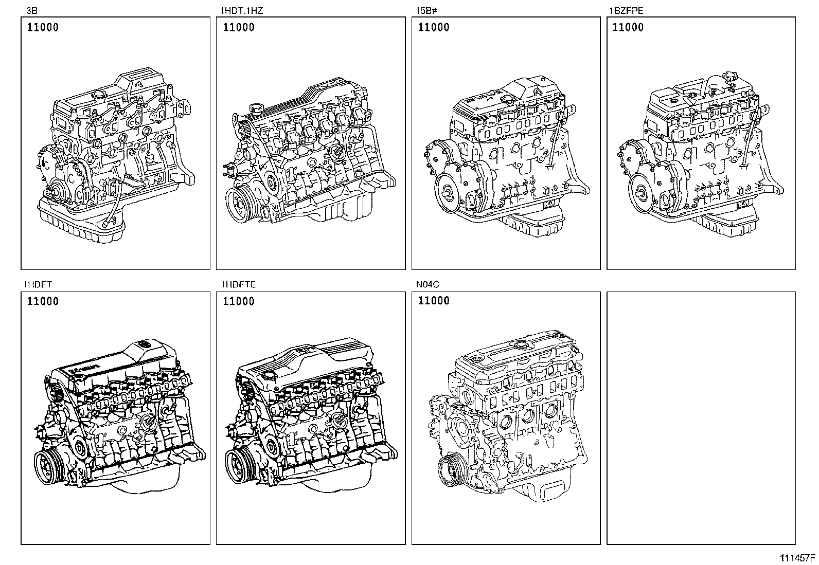  COASTER |  PARTIAL ENGINE ASSEMBLY