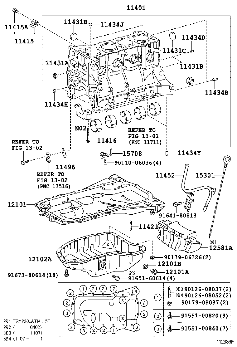  DYNA TOYOACE |  CYLINDER BLOCK