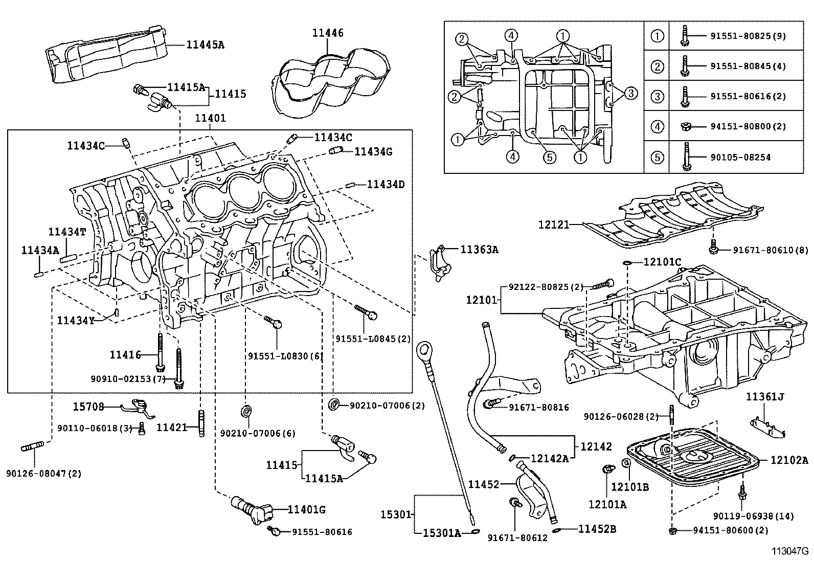  CROWN |  CYLINDER BLOCK