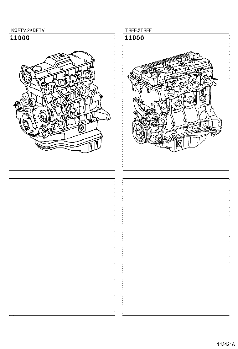  HIACE REGIUSACE |  PARTIAL ENGINE ASSEMBLY