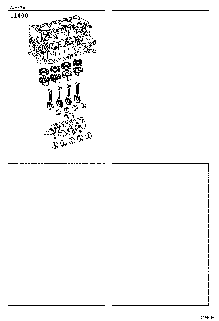  CT200H |  SHORT BLOCK ASSEMBLY