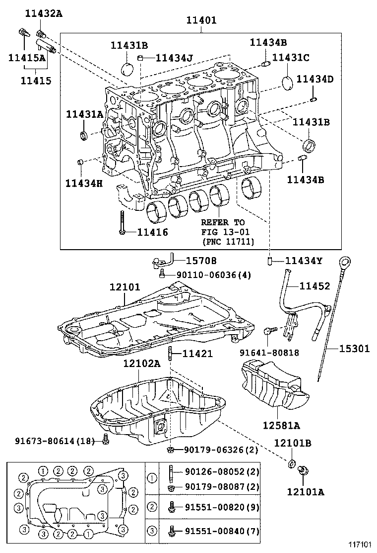  DYNA TOYOACE |  CYLINDER BLOCK