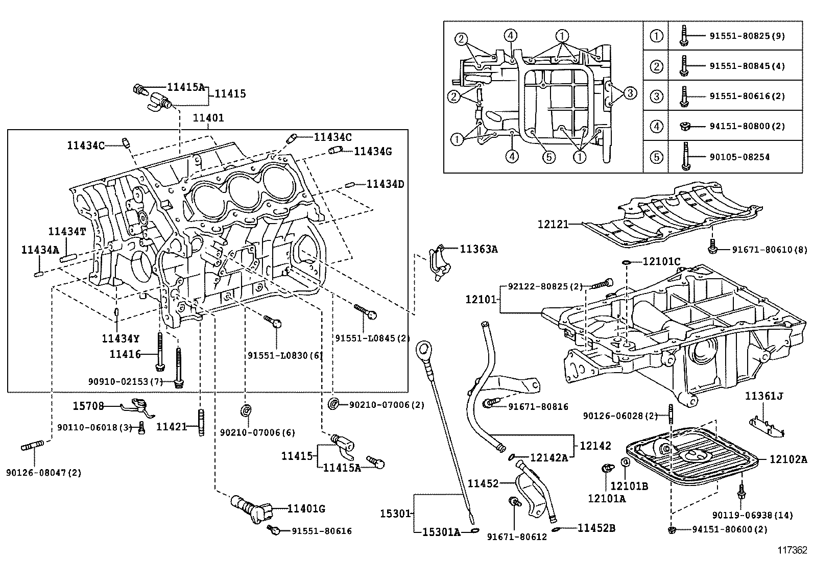  GS250 350 450H |  CYLINDER BLOCK