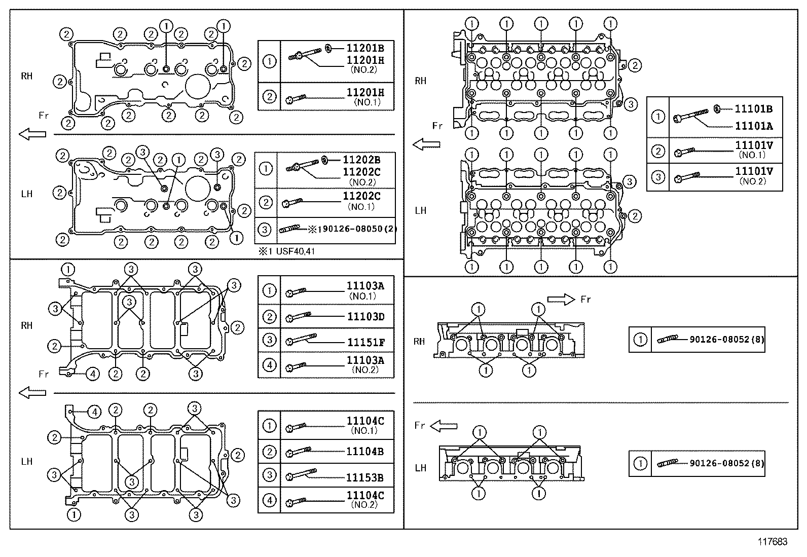  LS460 460L |  CYLINDER HEAD