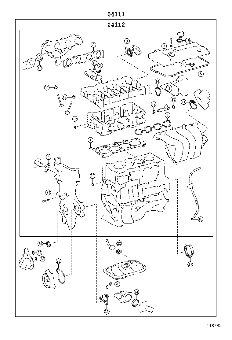  ISIS |  ENGINE OVERHAUL GASKET KIT