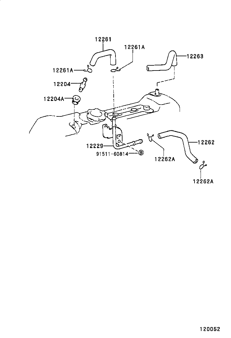  DYNA TOYOACE |  VENTILATION HOSE