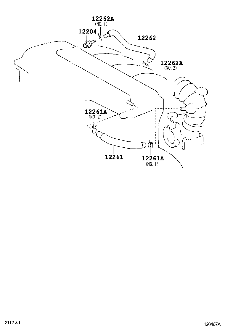  RAV4 VANGUARD |  VENTILATION HOSE