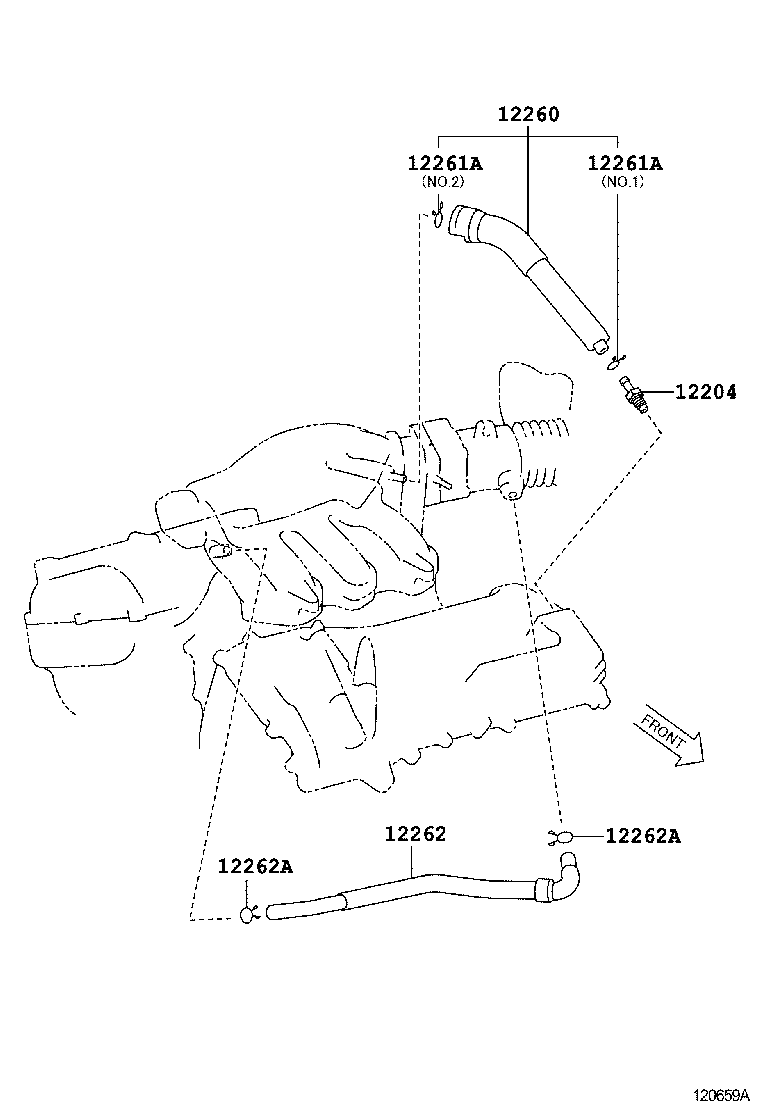  RX270 350 450H |  VENTILATION HOSE