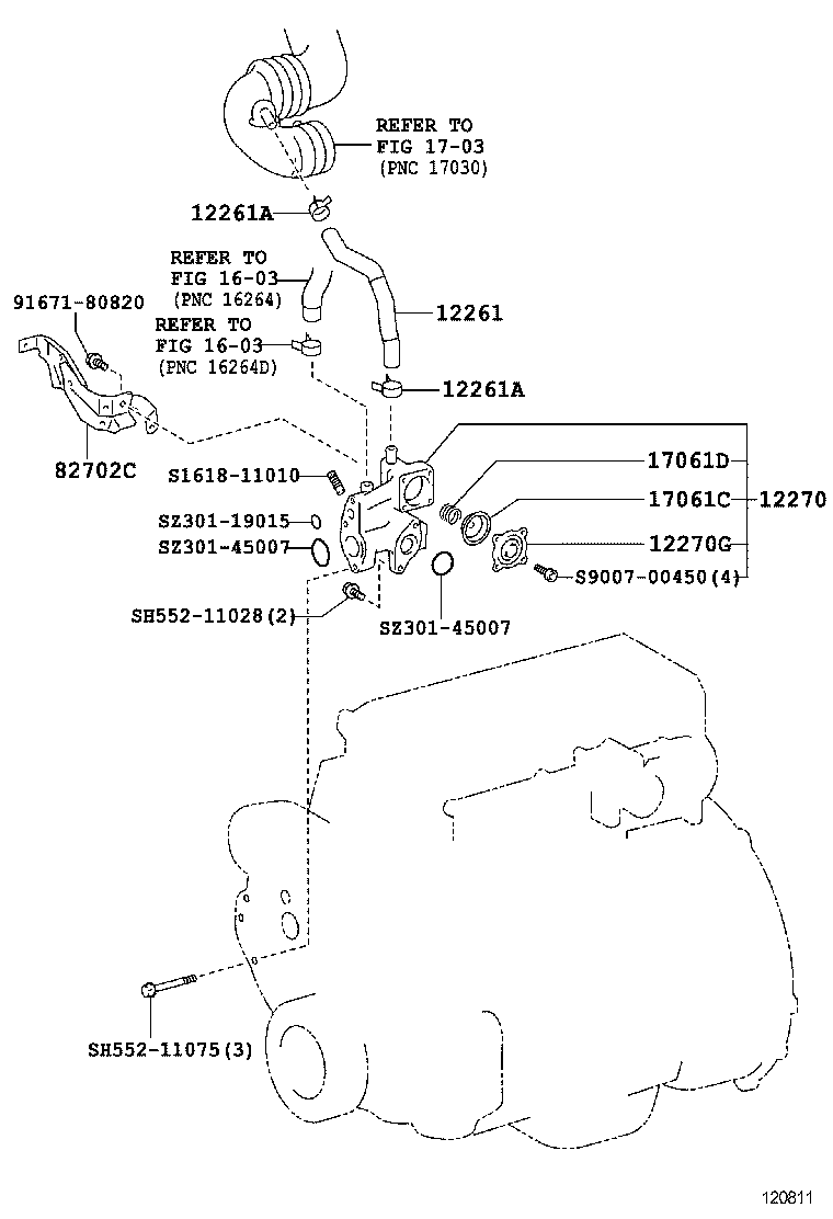  DYNA TOYOACE HV |  VENTILATION HOSE