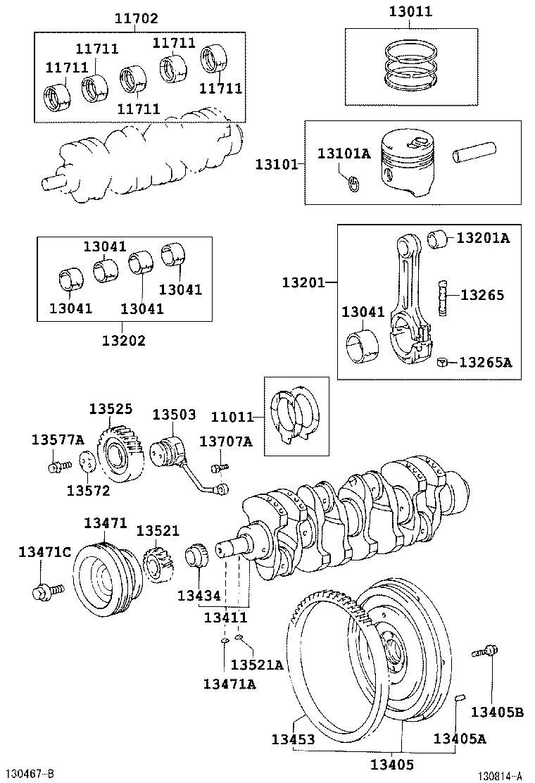  COASTER |  CRANKSHAFT PISTON