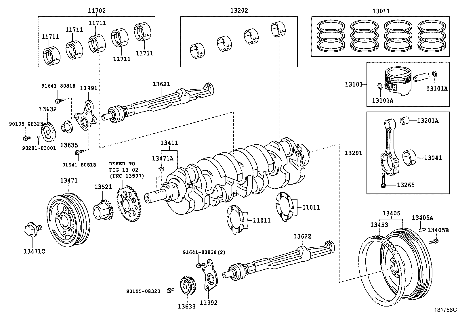  DYNA TOYOACE |  CRANKSHAFT PISTON