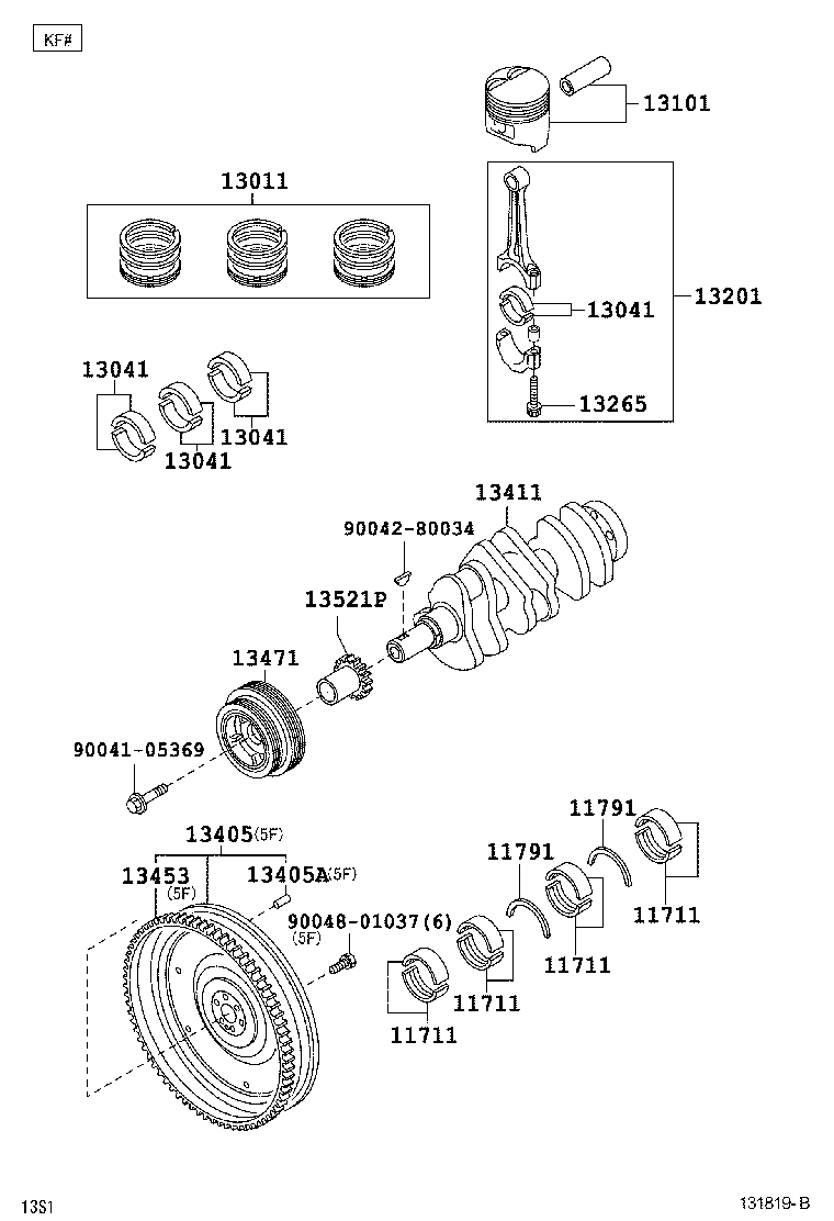  PIXIS VAN |  CRANKSHAFT PISTON