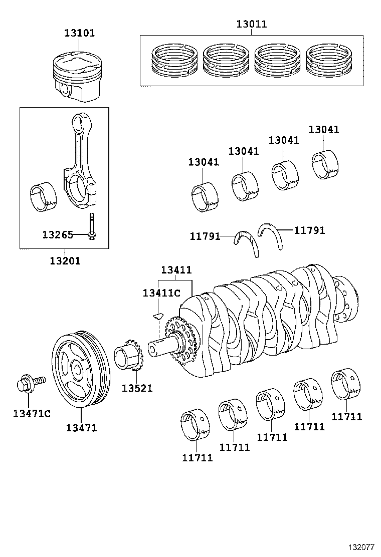  RACTIS |  CRANKSHAFT PISTON