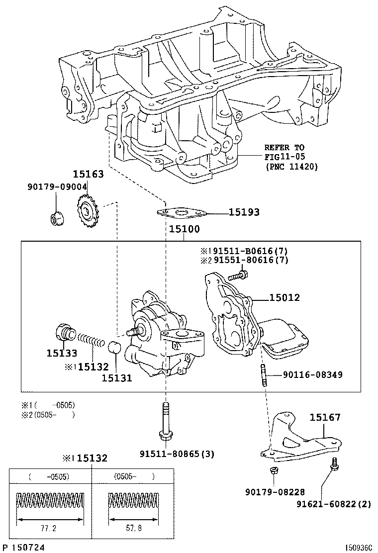  ISIS |  ENGINE OIL PUMP