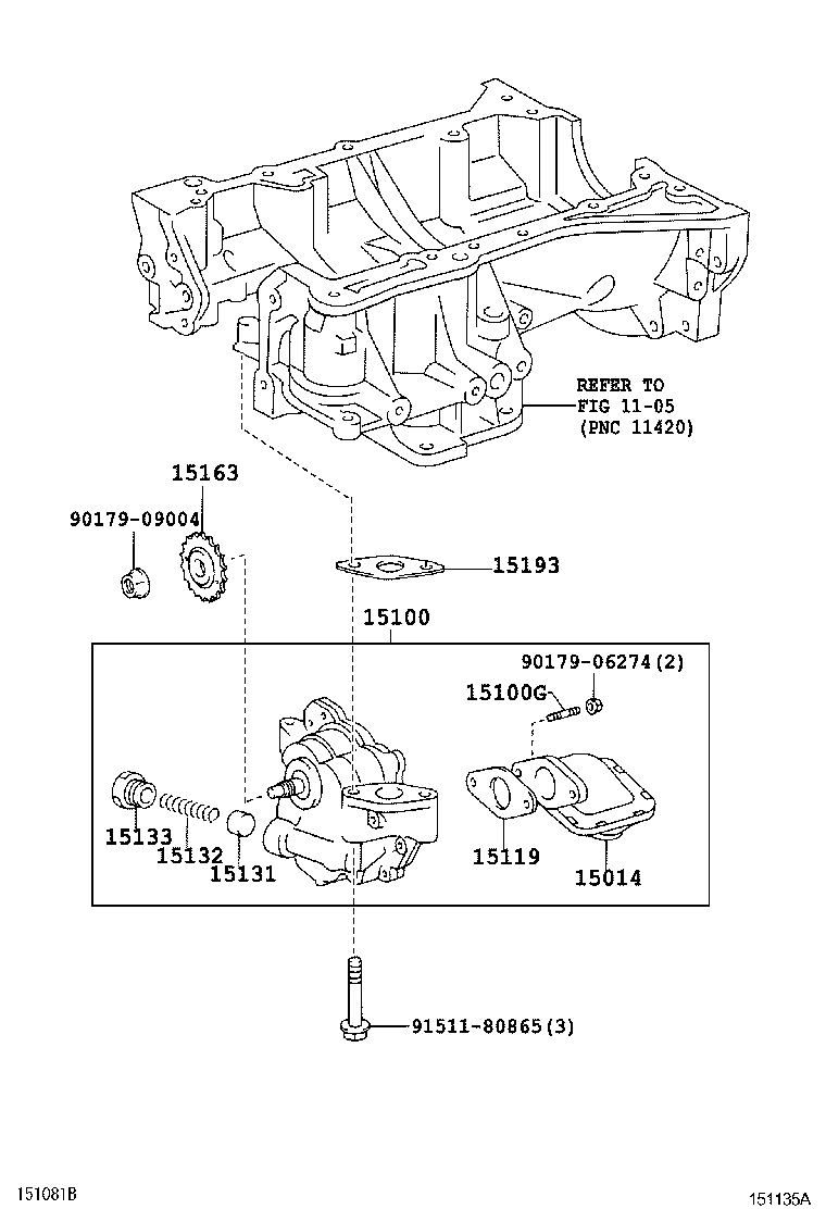  ESTIMA HYBRID |  ENGINE OIL PUMP