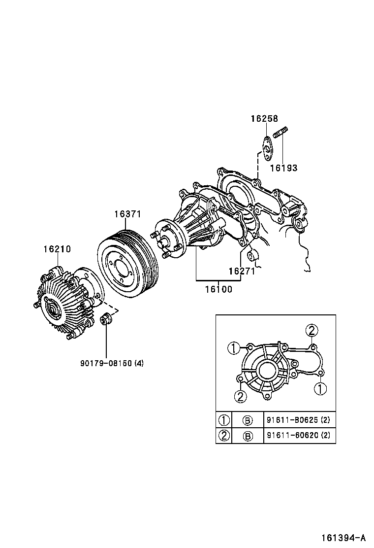  CROWN COMFORT SED |  WATER PUMP